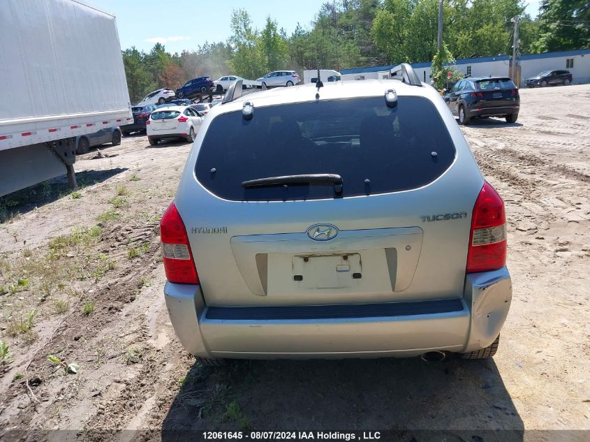 2007 Hyundai Tucson VIN: KM8JM12B27U656230 Lot: 12061645