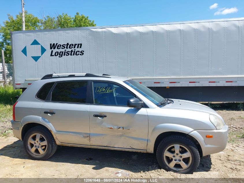 2007 Hyundai Tucson VIN: KM8JM12B27U656230 Lot: 12061645