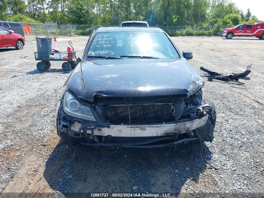2013 Mercedes-Benz C-Class VIN: WDDGF8JB6DA767899 Lot: 12061727