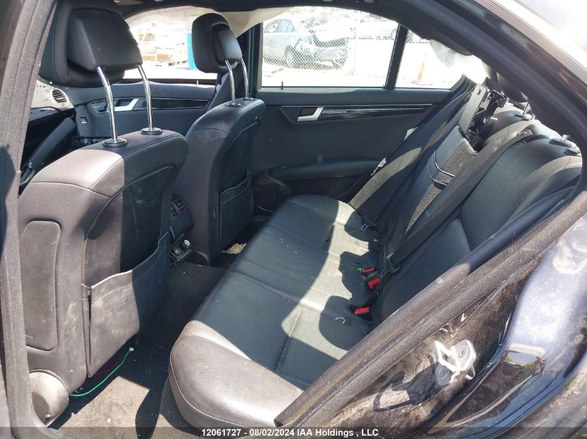 2013 Mercedes-Benz C-Class VIN: WDDGF8JB6DA767899 Lot: 12061727