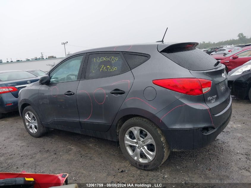 2014 Hyundai Tucson VIN: KM8JT3AF5EU789550 Lot: 12061759