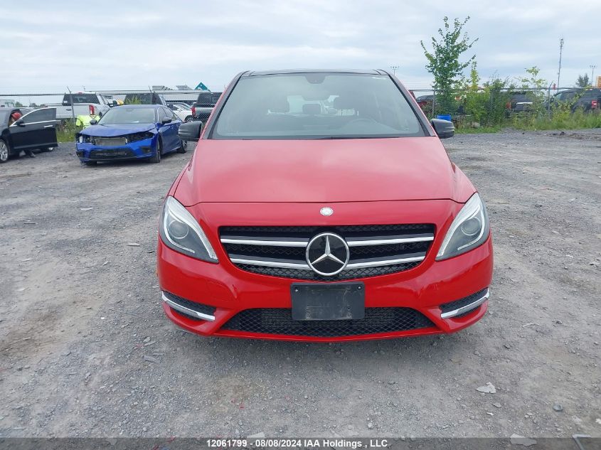 2014 Mercedes-Benz B-Class VIN: WDDMH4EBXEJ282148 Lot: 12061799