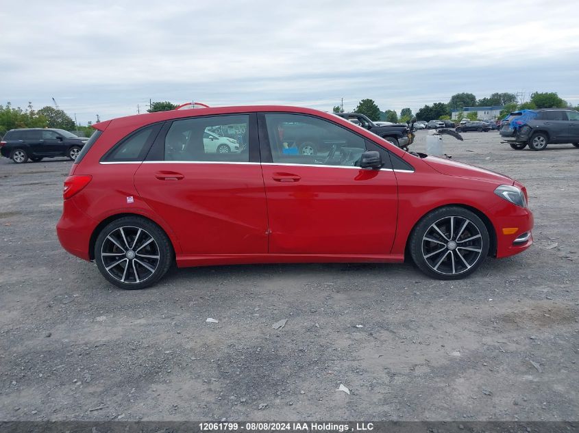 2014 Mercedes-Benz B-Class VIN: WDDMH4EBXEJ282148 Lot: 12061799