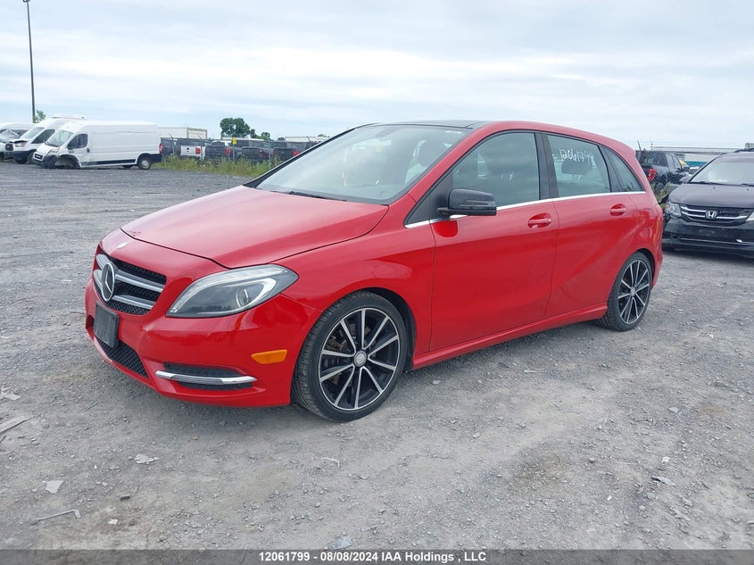 2014 Mercedes-Benz B-Class VIN: WDDMH4EBXEJ282148 Lot: 12061799