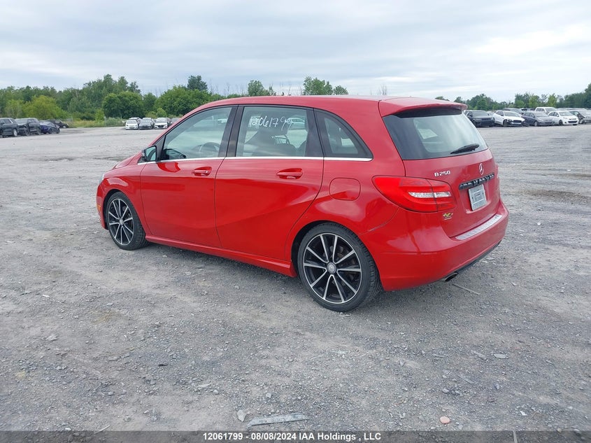 2014 Mercedes-Benz B-Class VIN: WDDMH4EBXEJ282148 Lot: 12061799