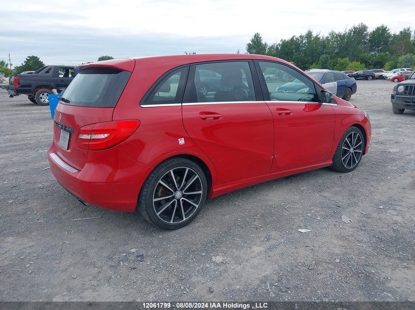2014 Mercedes-Benz B-Class VIN: WDDMH4EBXEJ282148 Lot: 12061799