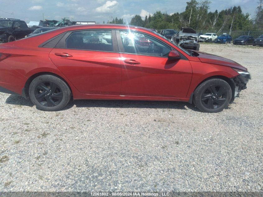 2021 Hyundai Elantra Preferred Ivt With Sun And Tech Package VIN: KMHLM4AG5MU180218 Lot: 12061802