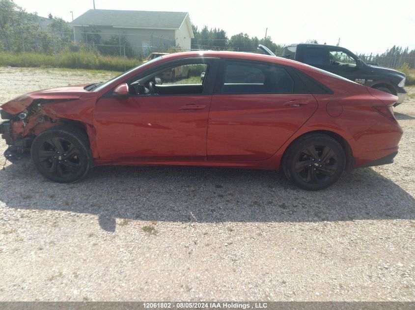 2021 Hyundai Elantra Preferred Ivt With Sun And Tech Package VIN: KMHLM4AG5MU180218 Lot: 12061802