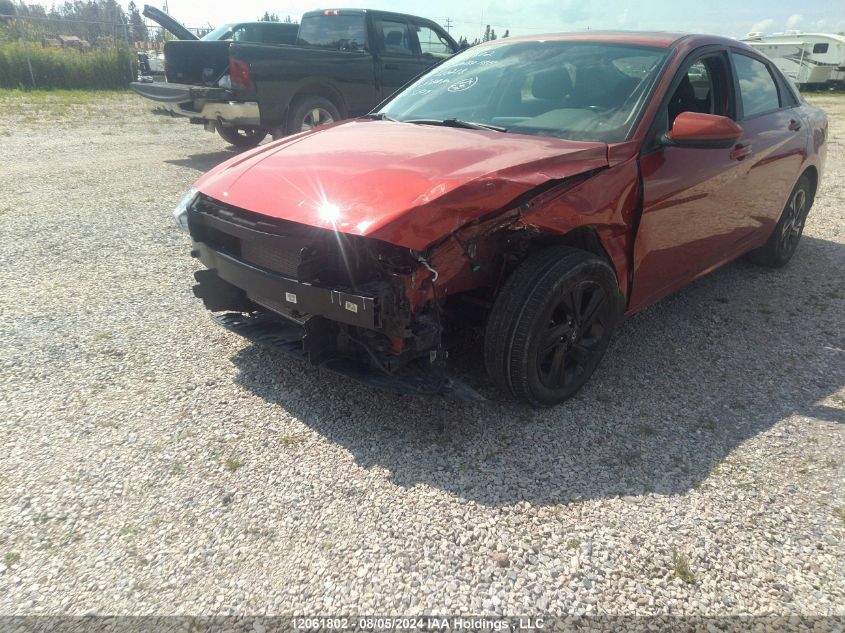 2021 Hyundai Elantra Preferred Ivt With Sun And Tech Package VIN: KMHLM4AG5MU180218 Lot: 12061802