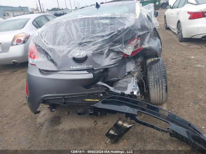 2013 Hyundai Veloster Tech VIN: KMHTC6AD0DU158616 Lot: 12061811