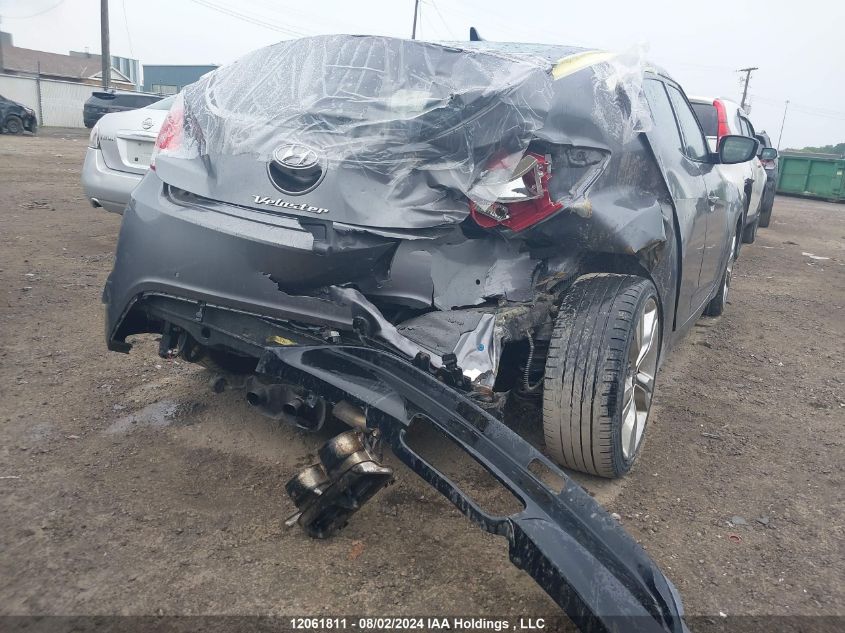 2013 Hyundai Veloster Tech VIN: KMHTC6AD0DU158616 Lot: 12061811