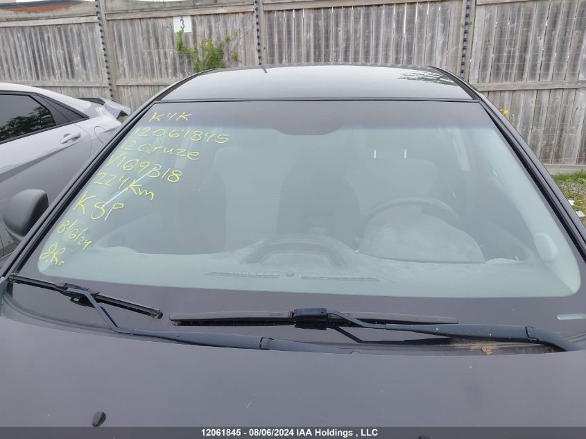 2012 Chevrolet Cruze VIN: 1G1PB5SH0C7169318 Lot: 12061845