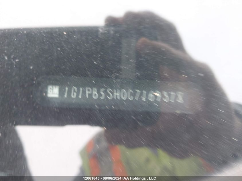 2012 Chevrolet Cruze VIN: 1G1PB5SH0C7169318 Lot: 12061845