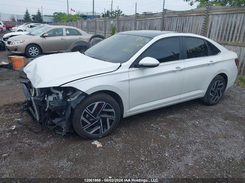 2022 Volkswagen Jetta VIN: 3VWGM7BU9NM019563 Lot: 12061865