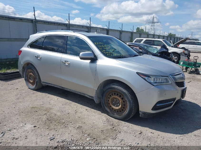 2014 Acura Mdx VIN: 5FRYD4H82EB501021 Lot: 12061875