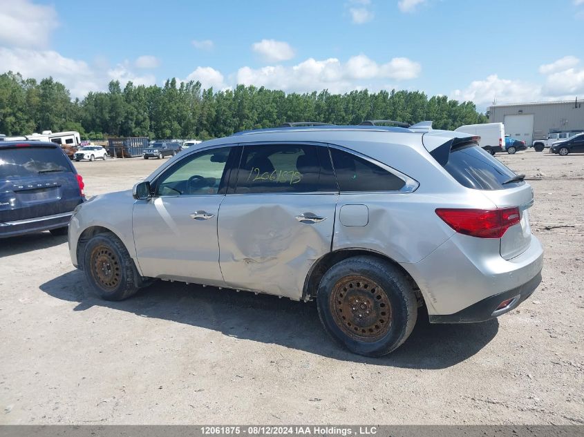 2014 Acura Mdx VIN: 5FRYD4H82EB501021 Lot: 12061875