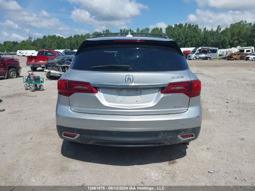 2014 Acura Mdx VIN: 5FRYD4H82EB501021 Lot: 12061875