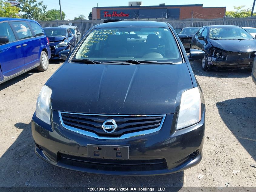 2010 Nissan Sentra 2.0/2.0S/Sr/2.0Sl VIN: 3N1AB6AP8AL703527 Lot: 12061893