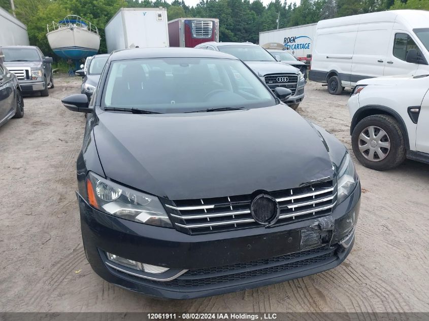2012 Volkswagen Passat VIN: 1VWAN7A31CC007322 Lot: 12061911
