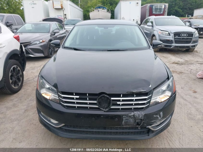 2012 Volkswagen Passat VIN: 1VWAN7A31CC007322 Lot: 12061911