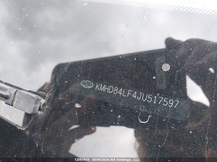 2018 Hyundai Elantra Gl VIN: KMHD84LF4JU517597 Lot: 12061915