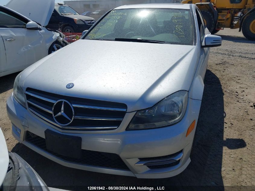 2014 Mercedes-Benz C-Class VIN: WDDGF8AB3EA907358 Lot: 12061942