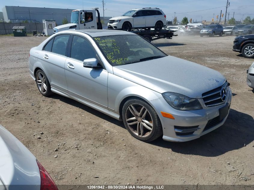 2014 Mercedes-Benz C-Class VIN: WDDGF8AB3EA907358 Lot: 12061942