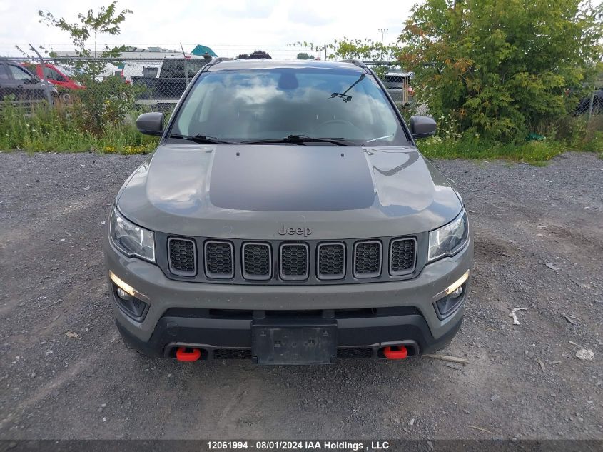 2021 Jeep Compass Trailhawk VIN: 3C4NJDDBXMT529356 Lot: 12061994