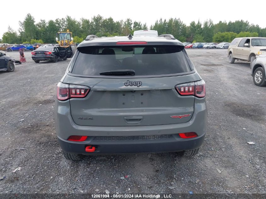 2021 Jeep Compass Trailhawk VIN: 3C4NJDDBXMT529356 Lot: 12061994