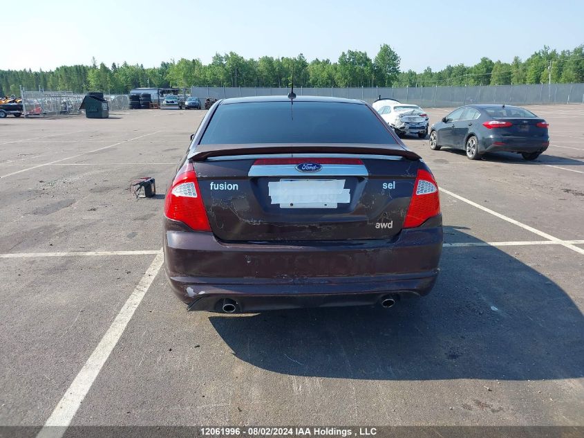 2011 Ford Fusion Sel VIN: 3FAHP0CG4BR216093 Lot: 12061996