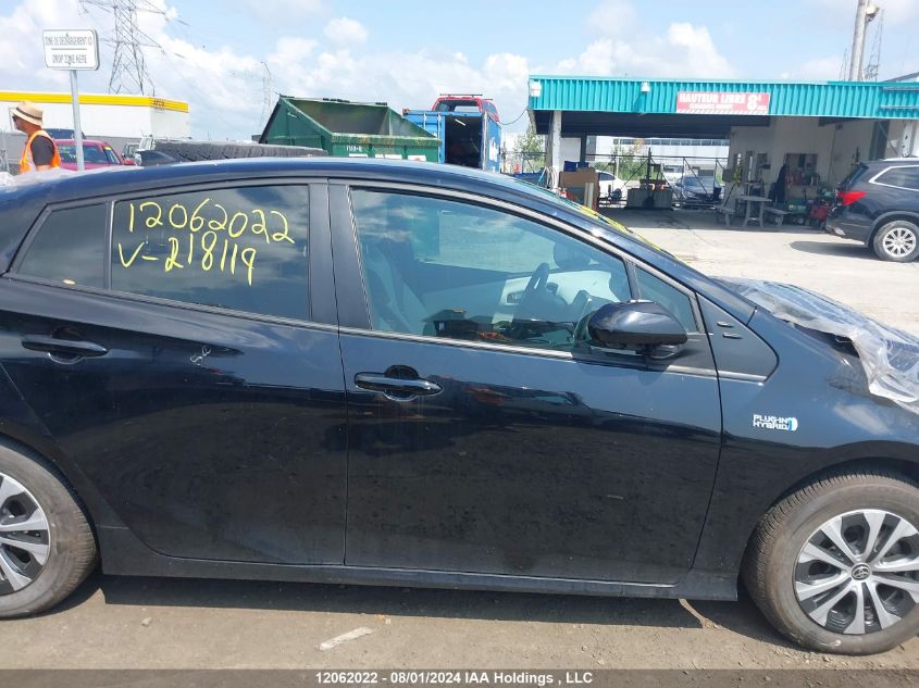 2022 Toyota Prius Prime VIN: JTDKAMFP7N3218119 Lot: 12062022