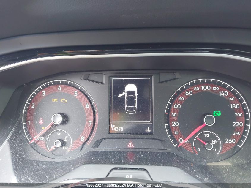 2019 Volkswagen Jetta VIN: 3VWE57BU1KM226965 Lot: 12062027