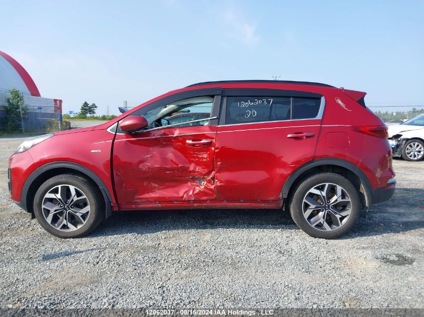 2020 Kia Sportage Ex VIN: KNDPNCAC8L7695236 Lot: 12062037