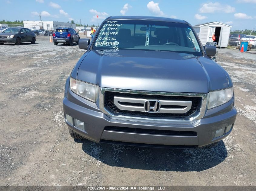 2010 Honda Ridgeline VIN: 5FPYK1F56AB502477 Lot: 12062061