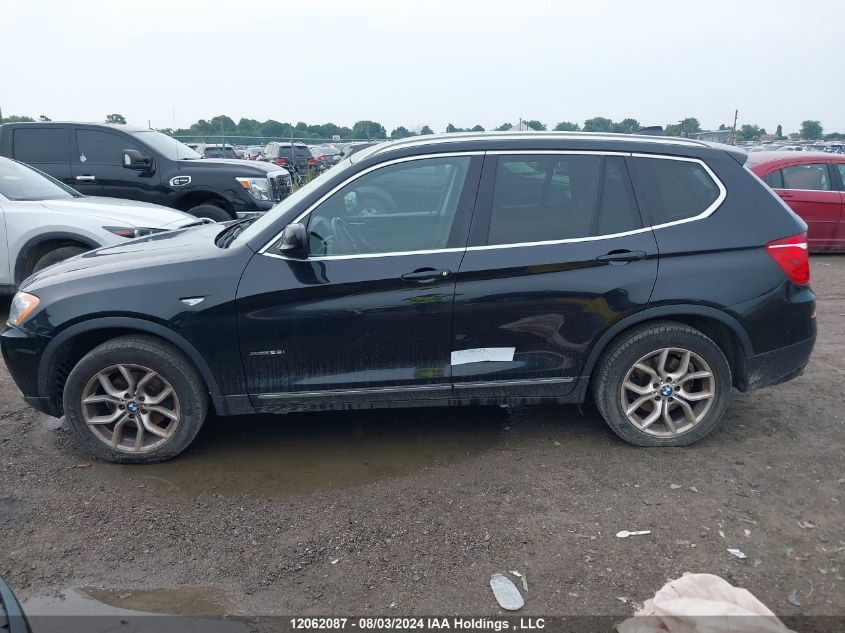 2012 BMW X3 VIN: 5UXWX5C58CL724403 Lot: 12062087