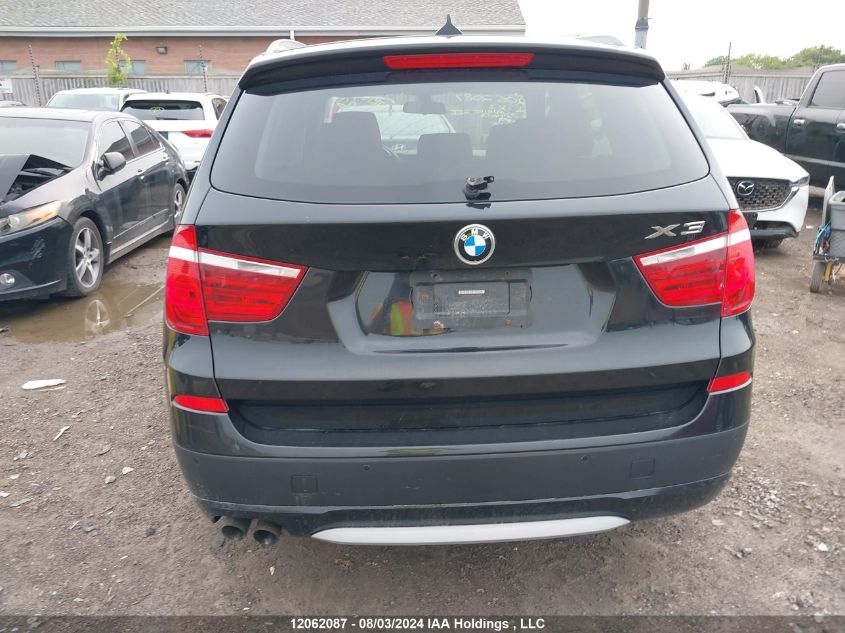 2012 BMW X3 VIN: 5UXWX5C58CL724403 Lot: 12062087
