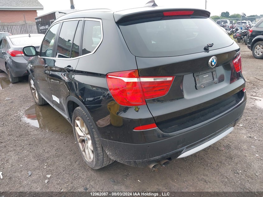 2012 BMW X3 VIN: 5UXWX5C58CL724403 Lot: 12062087