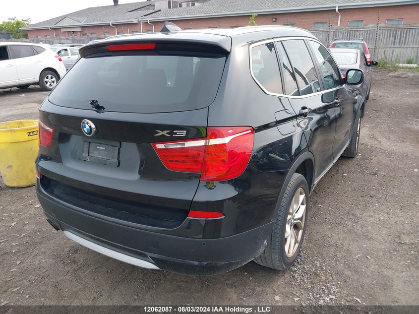 2012 BMW X3 VIN: 5UXWX5C58CL724403 Lot: 12062087
