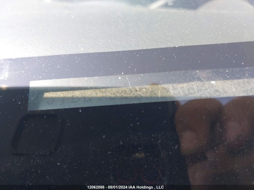 2007 Toyota Yaris VIN: JTDBT923071014982 Lot: 12062088