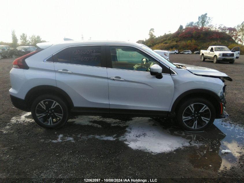 2023 Mitsubishi Eclipse Cross VIN: JA4ATVAA3PZ600317 Lot: 12062097