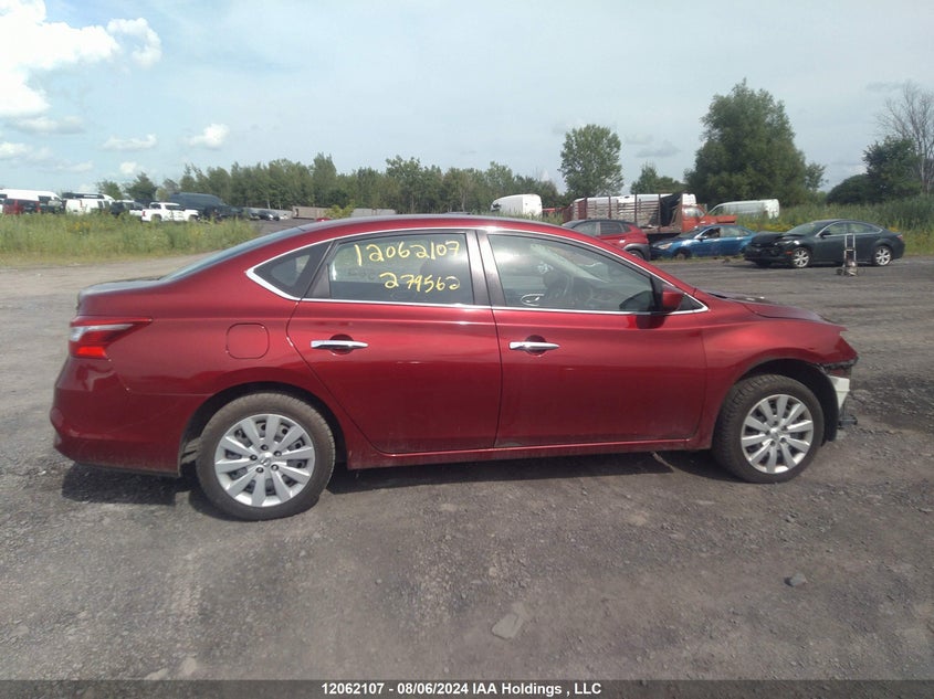 2018 Nissan Sentra VIN: 3N1AB7AP2JY279562 Lot: 12062107