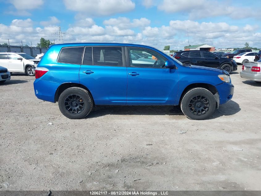 2008 Toyota Highlander VIN: JTEES41A182033695 Lot: 12062117