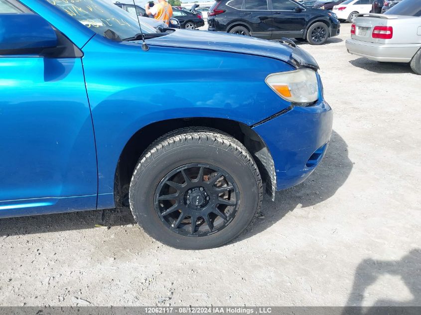 2008 Toyota Highlander VIN: JTEES41A182033695 Lot: 12062117