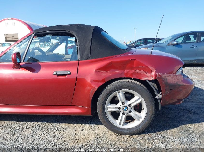 2001 BMW Z3 Series VIN: WBACN33471LK47740 Lot: 12062145