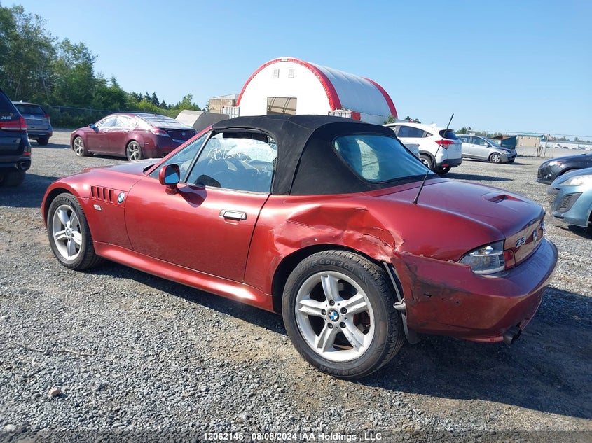 2001 BMW Z3 Series VIN: WBACN33471LK47740 Lot: 12062145