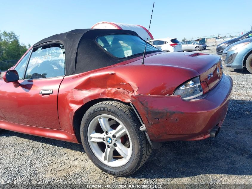 2001 BMW Z3 Series VIN: WBACN33471LK47740 Lot: 12062145