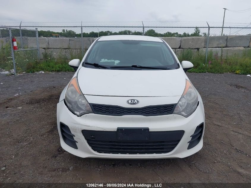 2016 Kia Rio VIN: KNADM5A38G6735423 Lot: 12062146