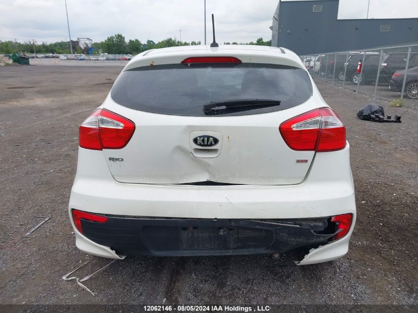 2016 Kia Rio VIN: KNADM5A38G6735423 Lot: 12062146