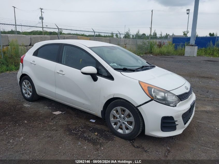 2016 Kia Rio VIN: KNADM5A38G6735423 Lot: 12062146