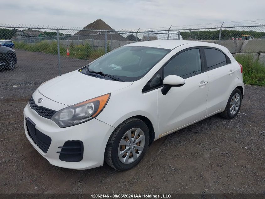 2016 Kia Rio VIN: KNADM5A38G6735423 Lot: 12062146